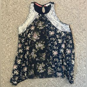 Floral Tank Top Size Small
